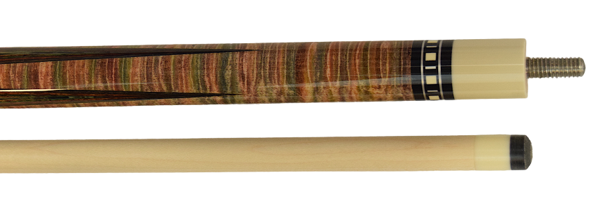 New Meucci Sb2 Rain Custom Billiards Pool Cue Stick Rainbow Stain